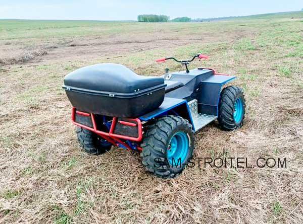 Как я сделал самодельный квадроцикл своими руками Как я сделал самодельный квадроцикл своими руками