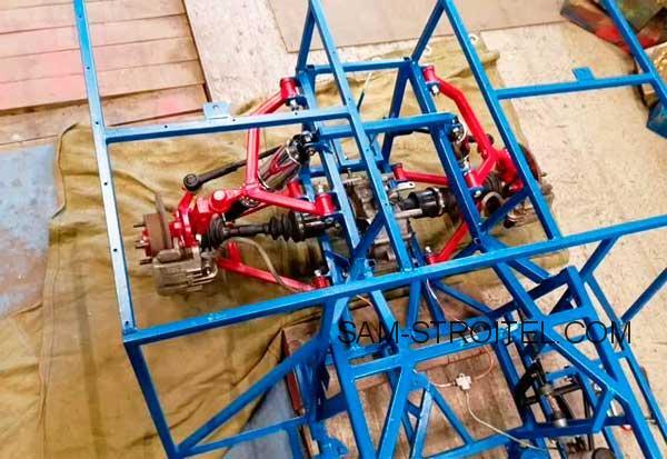 Как я сделал самодельный квадроцикл своими руками Как я сделал самодельный квадроцикл своими руками