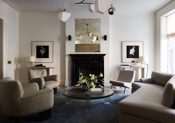 Чистые линии и стильные контрасты: элегантный таунхаус в нью-йорке Чистые линии и стильные контрасты: элегантный таунхаус в нью-йорке