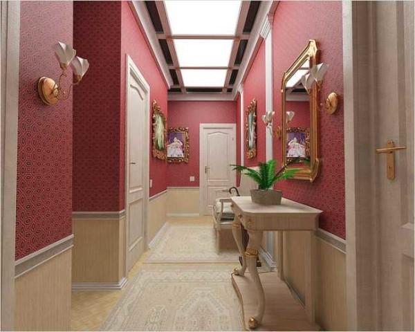 Обои в коридор: выбор типа, цвета, комбинирование Обои в коридор: выбор типа, цвета, комбинирование