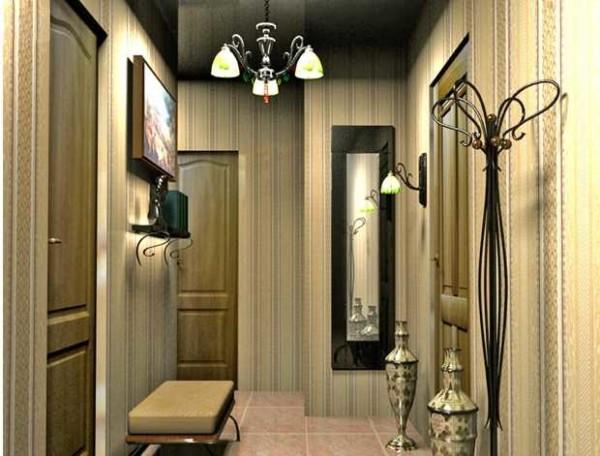 Обои в коридор: выбор типа, цвета, комбинирование Обои в коридор: выбор типа, цвета, комбинирование