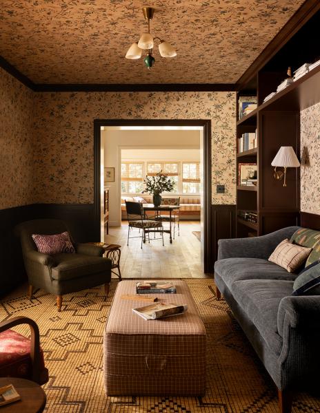 Душевный многослойный интерьер американской дачи от heidi caillier Душевный многослойный интерьер американской дачи от heidi caillier