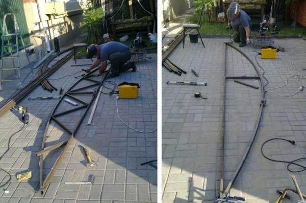 Делаем навес для авто из дерева, поликорбоната Делаем навес для авто из дерева, поликорбоната