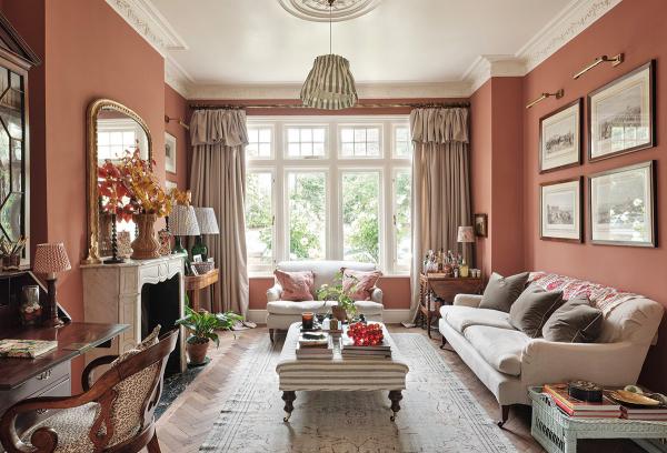 Нежный английский интерьер редактора модных журналов в англии Нежный английский интерьер редактора модных журналов в англии