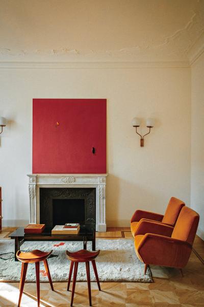 Стильные современные интерьеры квартиры в старинном палаццо в милане Стильные современные интерьеры квартиры в старинном палаццо в милане