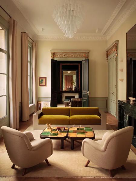 Тонкая гамма и изысканные детали: роскошные апартаменты в париже Тонкая гамма и изысканные детали: роскошные апартаменты в париже