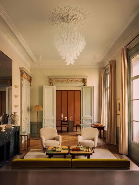 Тонкая гамма и изысканные детали: роскошные апартаменты в париже Тонкая гамма и изысканные детали: роскошные апартаменты в париже
