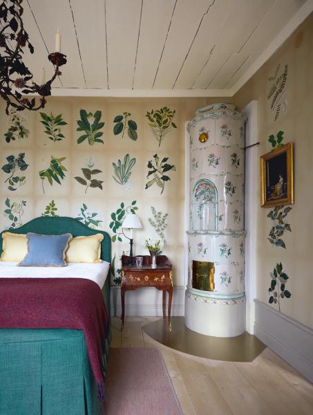 Традиционный праздничный уют в чудесной старинной вилле в швеции Традиционный праздничный уют в чудесной старинной вилле в швеции