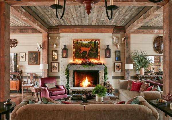 Зимний уют красивого охотничьего домика в штате миссисипи Зимний уют красивого охотничьего домика в штате миссисипи