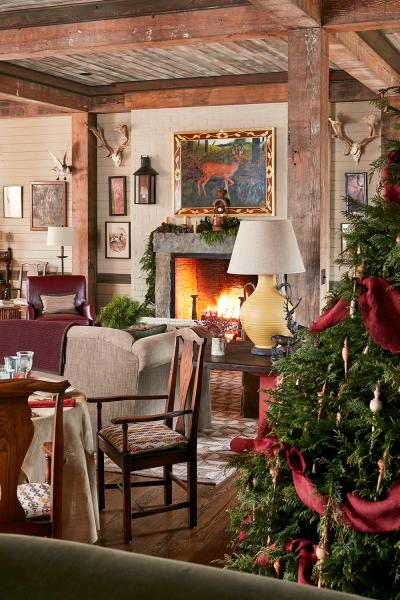 Зимний уют красивого охотничьего домика в штате миссисипи Зимний уют красивого охотничьего домика в штате миссисипи