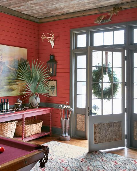 Зимний уют красивого охотничьего домика в штате миссисипи Зимний уют красивого охотничьего домика в штате миссисипи