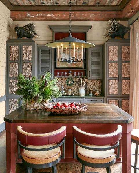 Зимний уют красивого охотничьего домика в штате миссисипи Зимний уют красивого охотничьего домика в штате миссисипи