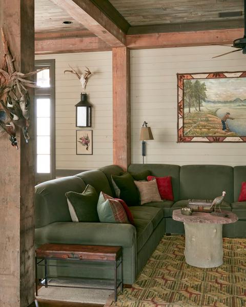 Зимний уют красивого охотничьего домика в штате миссисипи Зимний уют красивого охотничьего домика в штате миссисипи