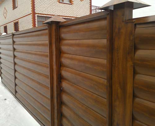 Заборы из сайдинга Заборы из сайдинга