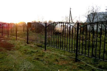 Железные заборы для дачи Железные заборы для дачи