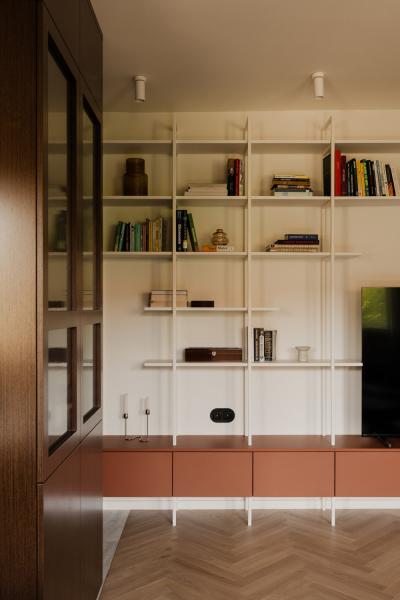 Атмосферный мужской интерьер в варшаве в землистых оттенках (53 кв. М) Атмосферный мужской интерьер в варшаве в землистых оттенках (53 кв. М)