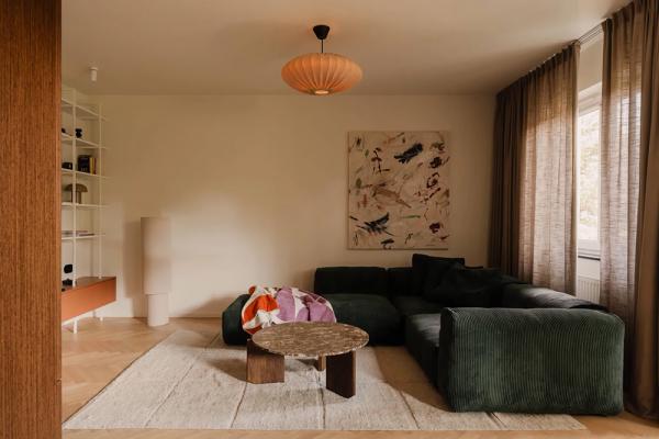 Атмосферный мужской интерьер в варшаве в землистых оттенках (53 кв. М) Атмосферный мужской интерьер в варшаве в землистых оттенках (53 кв. М)