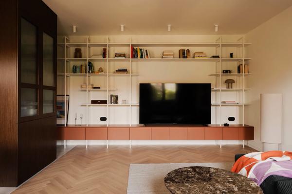 Атмосферный мужской интерьер в варшаве в землистых оттенках (53 кв. М) Атмосферный мужской интерьер в варшаве в землистых оттенках (53 кв. М)