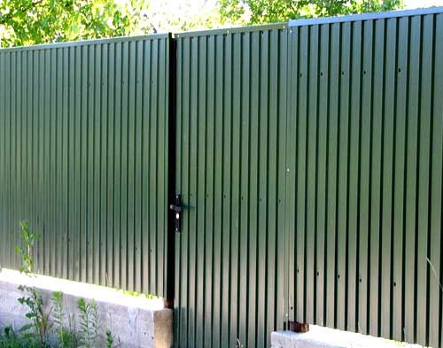 Гофролист для заборов Гофролист для заборов