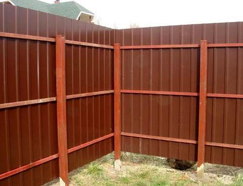 Виды оцинкованных заборов Виды оцинкованных заборов
