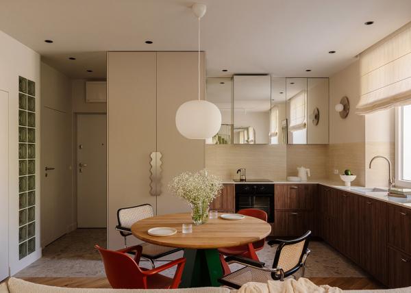 Спокойный, но интересный интерьер небольшой квартиры в варшаве (52 кв. М) Спокойный, но интересный интерьер небольшой квартиры в варшаве (52 кв. М)