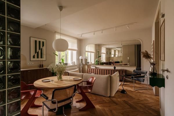 Спокойный, но интересный интерьер небольшой квартиры в варшаве (52 кв. М) Спокойный, но интересный интерьер небольшой квартиры в варшаве (52 кв. М)