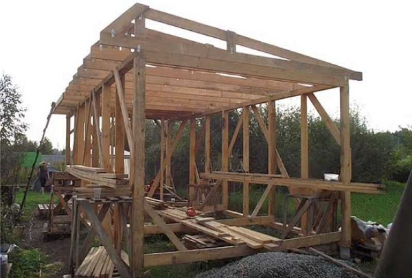 Как построить гараж своими руками Как построить гараж своими руками