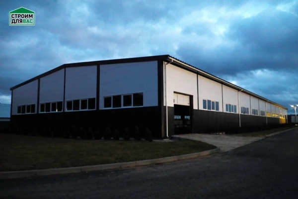 Строительство модульного склада из сэндвич-панелей Строительство модульного склада из сэндвич-панелей