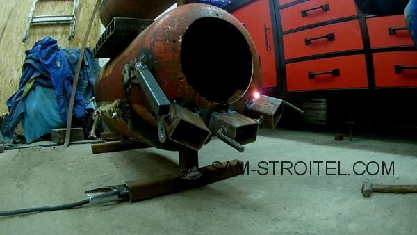 Печь в гараж из газового баллона (29 фото изготовления) Печь в гараж из газового баллона (29 фото изготовления)