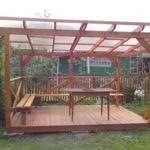 Как сделать беседку из поликарбоната: фото, видео, чертежи Как сделать беседку из поликарбоната: фото, видео, чертежи