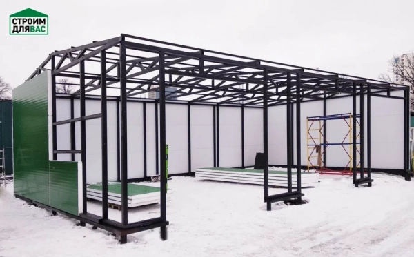 Премиум автосервис из сэндвич-панелей Премиум автосервис из сэндвич-панелей