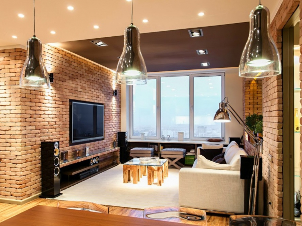 Стена в стиле лофт: материалы и примеры оформления Стена в стиле лофт: материалы и примеры оформления