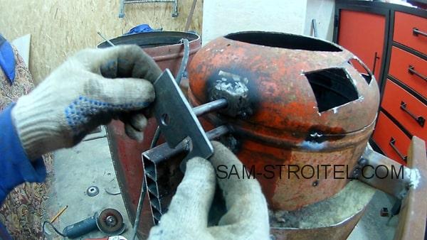 Печь в гараж из газового баллона (29 фото изготовления) Печь в гараж из газового баллона (29 фото изготовления)