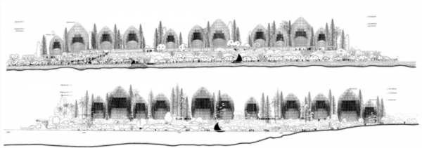 Архитектура новой каледонии и образ плетеных хижин в проекте ренцо пьяно Архитектура новой каледонии и образ плетеных хижин в проекте ренцо пьяно