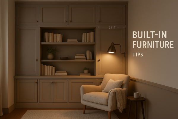 Как правильно замерить и установить встраиваемую мебель под ниши, чтобы все выглядело стильно и удобно?