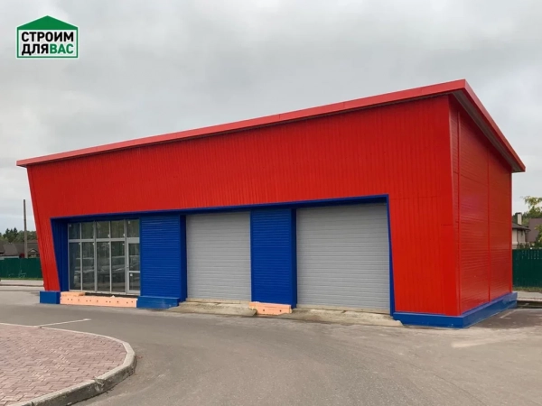 Премиум автосервис из сэндвич-панелей Премиум автосервис из сэндвич-панелей