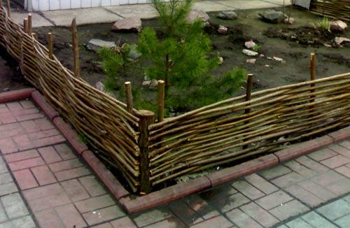 Плетеные заборы Плетеные заборы