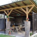 Строим кирпичную беседку, из бута или строительных блоков Строим кирпичную беседку, из бута или строительных блоков