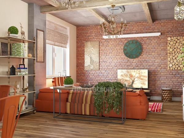 Стена в стиле лофт: материалы и примеры оформления Стена в стиле лофт: материалы и примеры оформления