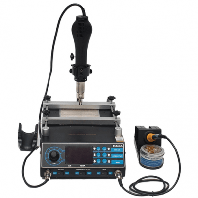 Паяльная станция с феном: полезный помощник для мастера Паяльная станция с феном: полезный помощник для мастера