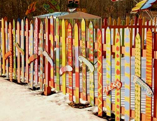 Оригинальные заборы и ограждения Оригинальные заборы и ограждения