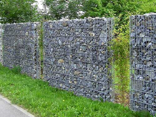 Заборы из габионов Заборы из габионов