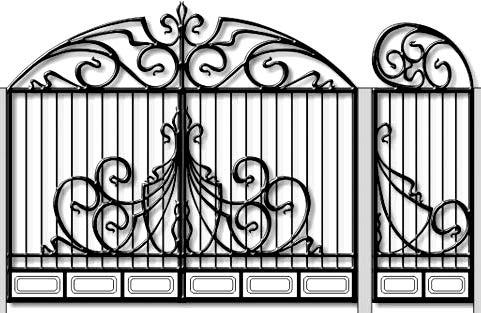 Эскизы кованых ворот Эскизы кованых ворот