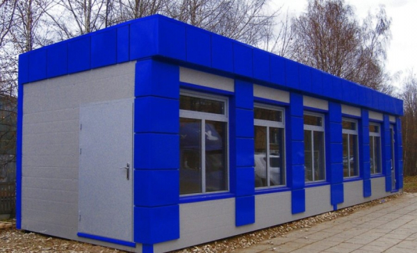 Купить остановочный павильон из сэндвич-панелей