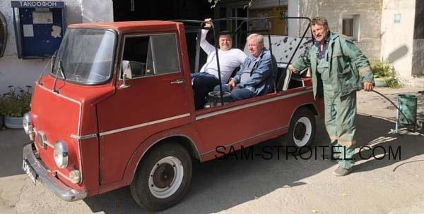 Необычный самодельный автомобиль «микрон» сделанный в 1983 году