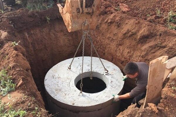 Как сооружается выгребная яма из бетонных колец: схемы + пошаговое руководство Как сооружается выгребная яма из бетонных колец: схемы + пошаговое руководство
