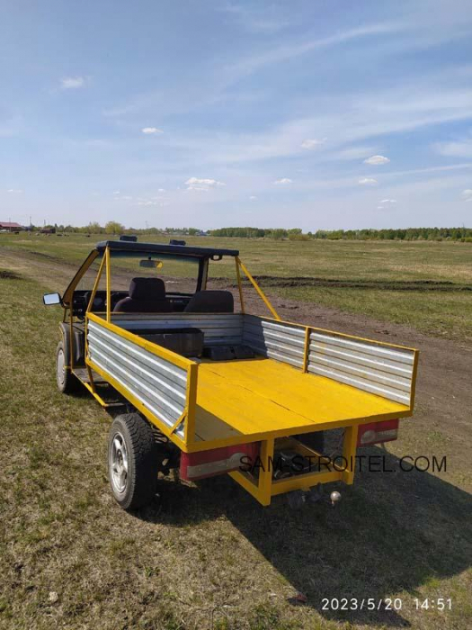 Сделал самодельный автомобиль с двигателем от мотоблока (15 фото) Сделал самодельный автомобиль с двигателем от мотоблока (15 фото)