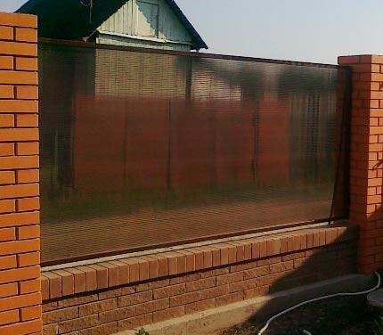 Различные виды заборов