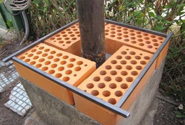 Кирпичные столбы для забора своими руками Кирпичные столбы для забора своими руками