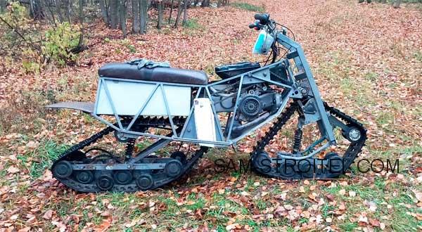 Самодельный полноприводный гусеничный мотоцикл своими руками: обзор конструкции Самодельный полноприводный гусеничный мотоцикл своими руками: обзор конструкции